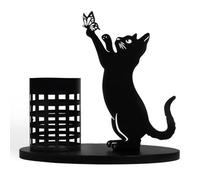 Katnetoly Portapenne per Gatti per Organizer da Scrivania, Portapenne per Camera da Letto/Ufficio, Decorazioni per la Casa In Metallo per Centrotavola, Installazione Facile A