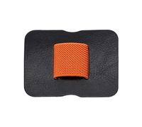 Katnetoly Portapenne per Notebook, Portapenne Autoadesivi, Portapenne per Notebook e Custodie Elastiche per Matite Progettate Appositamente, 4 Confezioni di Colore Arancione