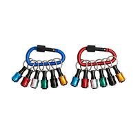 Katnetoly Portapunte Portapunte per Cacciavite 2 Set di Portapunte da 6 Pezzi 1/4