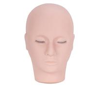 Katnetoly Pratica Mannequin Head 4D Extension Extension Lashes Innesto Strumenti di Allenamento con Ciglia Strumenti di Insegnamento del Trucco