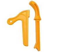 Katnetoly Pratica Pressa un Mano nel Plastica Gialla un Blocco di Legno Pratica Levetta nel Plastica Set di Attrezzi per Falegnami e Uso su Seghe Da Tavolo, Tavoli Da Router