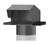 Katnetoly Presa D'Aria da Tetto - Prese D'Aria da Tetto da 4 Pollici In Acciaio per Bagno, 4 Prese D'Aria da Tetto per di Ventilazione