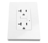 Katnetoly Prese GFCI da 20 A, Resistenti Alle Intemperie (WR), Interruttore Automatico con Guasto A Terra, Piastra Murale Inclusa