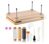 Katnetoly Pressa per Libri, Kit per Rilegatura, Forniture per Rilegatura, Kit per Rilegatura per Principianti Strumento per Cartelle In per DIY 7,9x11,6 Pollici