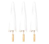 Katnetoly PROPTS 3pcs Paper Parasol Nove No. Ombrello da 60 cm Bamboo Ombrelloni per Centrotavola per la Doccia Nuziale