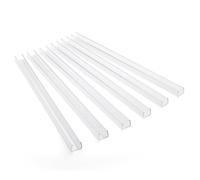 Katnetoly Protezione per Bordi Dei Mobili da Cucina (PVC Trasparente da 17,7 Pollici), Protezione per Ante Dei Mobili (Confezione da 6), per Spessori da 3/4 Pollici