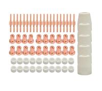 Katnetoly PT31 65 Pezzi Ugello per Taglio al Plasma Ad Aria Estesa Elettrodi di Consumo Adatti per CUT-40 LGK40 CUT-50 CT-312 CT418