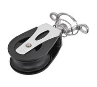 Katnetoly Puleggia di Testa del Blocco, Puleggia in Nylon in Acciaio Inossidabile 316 per Barche A Vela, Attrezzature per Il Fitness e Lenzuola Marine