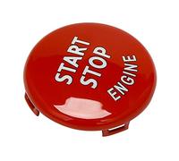 Katnetoly Pulsante Arresto del Motore Interruttore accensione Sostituzione Coperchio per X1 X3 X5 X6 Z4 (E84, E83, E70, E71, E89) 1 3 5 Serie (E87, E90 / E91 / E92 / E93, E60) (Rosso)