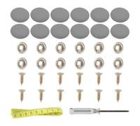 Katnetoly Pulsanti per Rivestimento di Sedili Auto, Tetto RV, Mobili, Letto, Divano Grigio