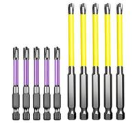 Katnetoly Punta per Cacciavite A Croce Magnetica Speciale da 65 mm 110 mm per Elettricisti per Utensili Manuali Ad Alta Durezza per Interruttori di Presa