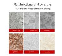 Katnetoly Punte Diamantate per Smussatura M14 Diametro 50 mm per Fresatura Tagliapiastrelle A Tazza per Marmo e Cemento