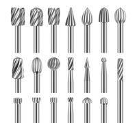 Katnetoly Punte per Fresa per Incisione, Punte per Intaglio, 20 Pezzi, Accessori per Utensili Rotanti, Set di Frese Rotanti
