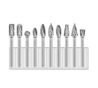 Katnetoly Punte per Fresatura In Carburo di Tungsteno A Doppio Modello Punte per Trapano Rotante per Taglio Diamantato Utensili Rotanti Ideali per La Lavorazione del Legno