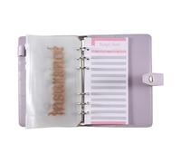 Katnetoly Raccoglitore Budget con Buste con Cerniera, Buste per Contanti per Budget, Organizzatore di Soldi per Contanti, Buste per Soldi Foglio di Budget B