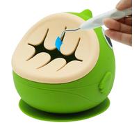 Katnetoly Raccoglitore di Rottami di Diserbo di Vinile Aspirato, Staccabile, di Grande Capacità, Strumento di Diserbo di Vinile, Scatola di Raccolta di Vinile Facile da Usare, Verde