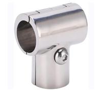 Katnetoly Raccordo per Tubo A T A 90°, ID 1 Pollice/25,4 mm, Separabile, in Acciaio, per Corrimano per Barche, Raccordo per Tubo A T