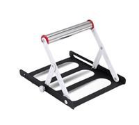 Katnetoly Rack per Materiale per Macchina da Taglio Multifunzionale, Altezza 55-135 mm, Treppiede Regolabile, Staffa di Supporto Ausiliaria, Telaio Pieghevole