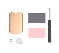 Katnetoly Radiatore per Disco Rigido con Dissipatore di SSD M.2 in Rame con Radiatore Termico per Disco A Stato da 0,5 mm per SSD M.2 2242 NVMe, TN42 Durevole e Facile da Usare