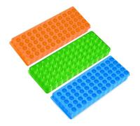 Katnetoly Rastrelliera per Tubi Centrifughi A Piastra Bifacciale da 3 Pezzi per Tubi Centrifughi da 0,5 Ml-2 Ml, 60 Fori, Durevole, Facile da Installare