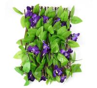 Katnetoly Recinzione di Simulazione da 40 cm per Piante Decorative da Giardino Fiore Artificiale Recinzione per Privacy da Giardino Retrattile Recinzione Decorativa