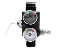 Katnetoly Regolatore di Pressione A Doppio Manometro Valvula Reguladora Stazione di Riempimento Valvola Pneumatica Durevole Facile da Installare Facile da Usare