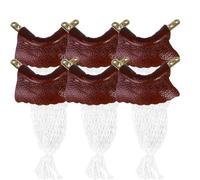 Katnetoly Reti Tascabili da Biliardo Tavolo da Biliardo da Biliardo Tasca nel Rete di Ricambio per Tavolo da Biliardo Tasche nel Pelle Set di 6