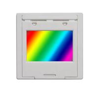 Katnetoly Reticolo di Diffrazione di Trasmissione con Spettrofotometro A di Telaio Reticolo di Diffrazione Esperimento Didattico Ottico A