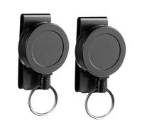 Katnetoly Retrattile Resistente con Clip da Cintura, Retrattile A 360° Resistente con Fune e, Confezione da 2