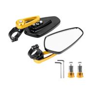 Katnetoly Riflettore per Manubrio della Bicicletta Specchietto Retrovisore Specchietto Girevole Regolabile di Sicurezza per Scooter Elettrico per GT/PRO, Giallo