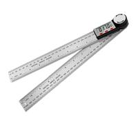 Katnetoly Righello Angolare con Display Digitale, Righello di Precisione 2 In 1 e Goniometro Digitale per Mirino Angolare, (Acciaio Inossidabile - 300 Mm)