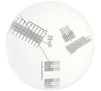 Katnetoly Righello dello Strumento di Regolazione del Goniometro del Misuratore di Distanza del Piatto di Calibrazione del Disco nel Vinile Antiscivolo LP per Giradischi
