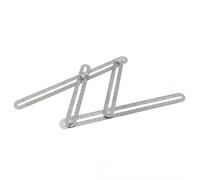 Katnetoly Righello Multifunzione Pieghevole Pieghevole In Acciaio Inossidabile Inossidabile Sovrano A Volte Mobile