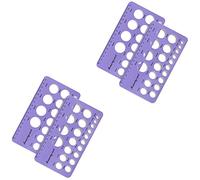 Katnetoly Righello per Capezzolo nel Silicone Flangia Misura Flangia Righello per Misurazione Capezzolo Righello per Flangia nel Silicone Morbido Capezzolo, Strumento per Misura Tiralatte