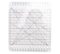 Katnetoly Righello per Cucire Righello per Tagliare Il Tessuto Strumenti per Trapuntare Forniture per Cucire Taglierina per Tessuti Modello Patchwork DIY 6 Pollici