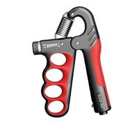 Katnetoly Rinforzante per Presa Regolabile con Contropolso, Avambraccio, per Esercizi per la Costruzione Muscolare, Rosso, 1 Pezzo