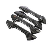 Katnetoly Rivestimenti dei Coperchi delle Maniglie delle Portiere Laterali nel Fibra di Carbonio Lucidi per Berlina Accord 2008-13