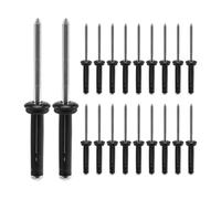 Katnetoly Rivetto Tri-Grip 20 Pezzi con 20 O-Ring Tri-Fold Tri-Fold Un Presa Lunga per Acque Profonde Installazione di Kayak, Canoa e Barca