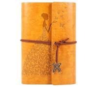 Katnetoly Riviste per notebook ricaricabili, A6 rilegato in pelle Diario di viaggio Disegni artistici Quaderni di sketchbook da scrivere per donne/San-,Ragazze e ragazzi