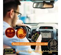 Katnetoly Road Mate Hand, 4 e 4 Gesti Finger Flicker Car Hand Light con, Divertente Cartello LED Road Rage per Auto