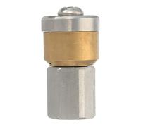 Katnetoly Rondella di Pressione in Acciaio Scarico Tubo di Pulizia Fogna Buttare Ugello Rotante 3 Jet 1/8 Pollici