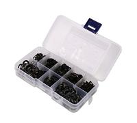 Katnetoly Rondelle Elastiche in Acciaio Nero Tre Rondelle 65MN Kit Assortimento di Guarnizioni D'-M3 M5 M6 M8 M10 M16 (550 Pezzi)