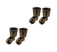 Katnetoly Rotelle per Divani Rotelle da 1,5 Pollici Rotelle Retrò Pulegge per Mobili 4 Pezzi