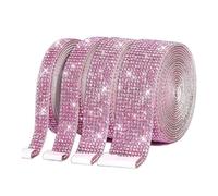Katnetoly Rotolo di Nastro Autoadesivo con Diamanti Nastro Glitterato Fatto A Mano Regalo DIY Decorazione Forniture di Nozze Cosmetici Decorazione di Vasi C
