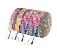 Katnetoly Rotolo di Nastro Autoadesivo con Diamanti Nastro Glitterato Fatto A Mano Regalo DIY Decorazione Forniture per Matrimoni Cosmetici Decorazione Vaso e