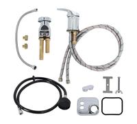 Katnetoly Rubinetto per Lavandino, Tubo Flessibile per Shampoo per Rubinetto Lavandino con Spruzzatore, Set Tubi Flessibili per Spruzzatore per Rubinetto del Lavandino Salone Parrucchiere