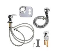 Katnetoly Rubinetto per Vaschetta per Shampoo, Sostituisce Rubinetto Cromato Professionale, Tubo per Spruzzatore, Rompivuoto, Spruzzatore per Shampoo, Tubo per Rompivuoto