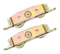 Katnetoly Rulli per Porte Scorrevoli per Carichi Pesanti Rulli per Porte Regolabili, Set da 2 Pezzi per Porte da Cortile