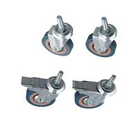 Katnetoly Ruota girevole heavy duty 75mm con ruote per ruote Ruote per mobili, set di 4