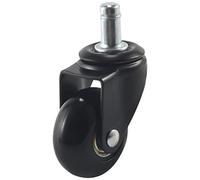 Katnetoly Ruote Girevoli per Sedia di Ricambio da 5 Pezzi da 2 Pollici, Ruote per Impieghi Gravosi con Stelo Plug-In 7/16 X 7/8 Pollici, Rotolamento Silenzioso e Regolare